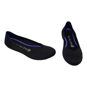 Rothy's Black Flats Eco-Friendly Comfort